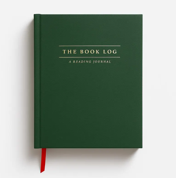 Hardcover Reading Journal – 120 Book Reviews & Bookmark