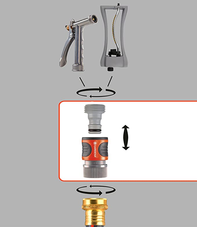 Gardena Premium hose connector set for outdoor watering
