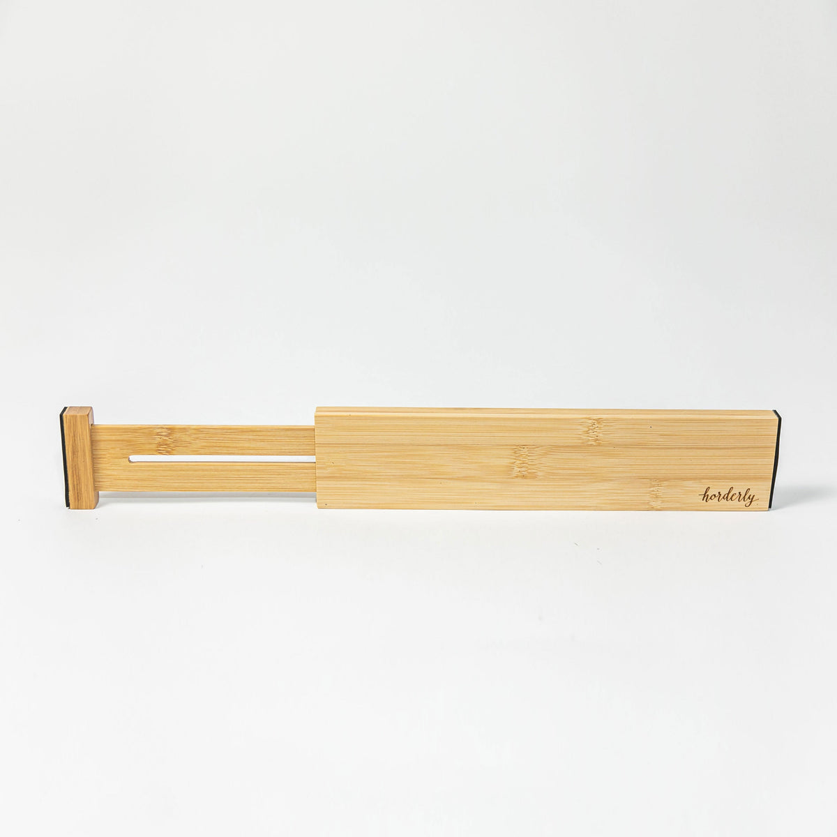 Expandable bamboo drawer divider for organized household drawers