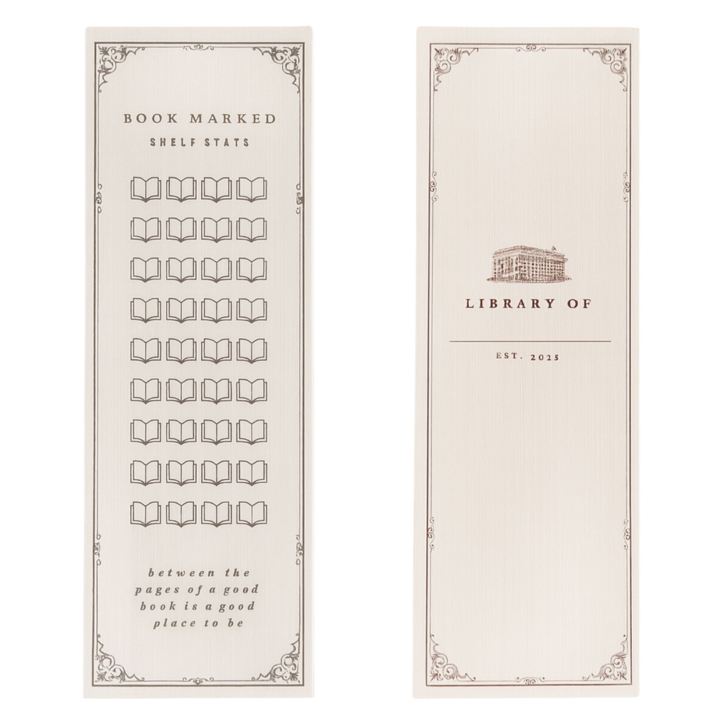 Hardcover Reading Journal – 120 Book Reviews & Bookmark