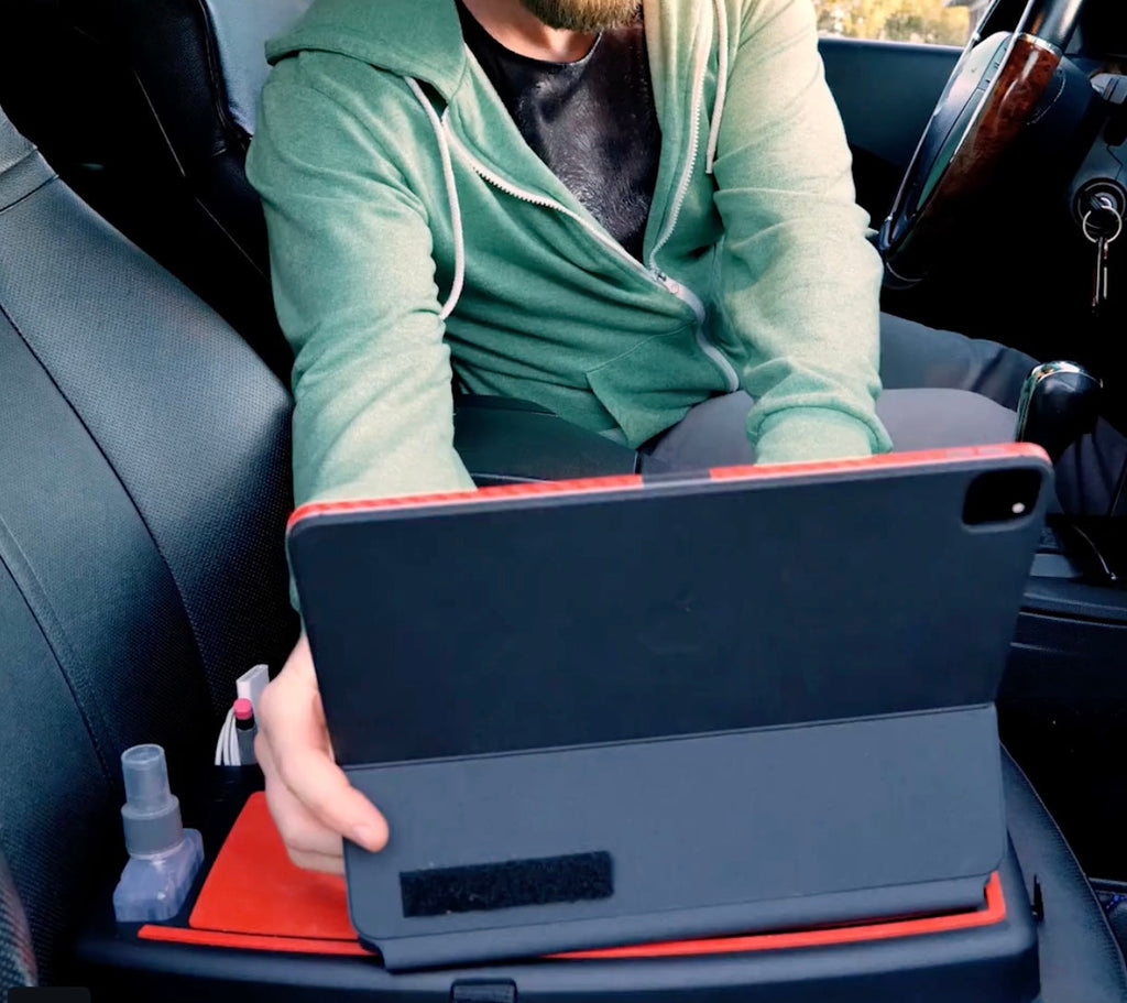 Stupid Car Tray vehicle seat organizer for everyday travel