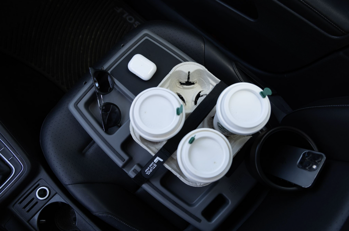 Stupid Car Tray in-car organizer and travel workstation
