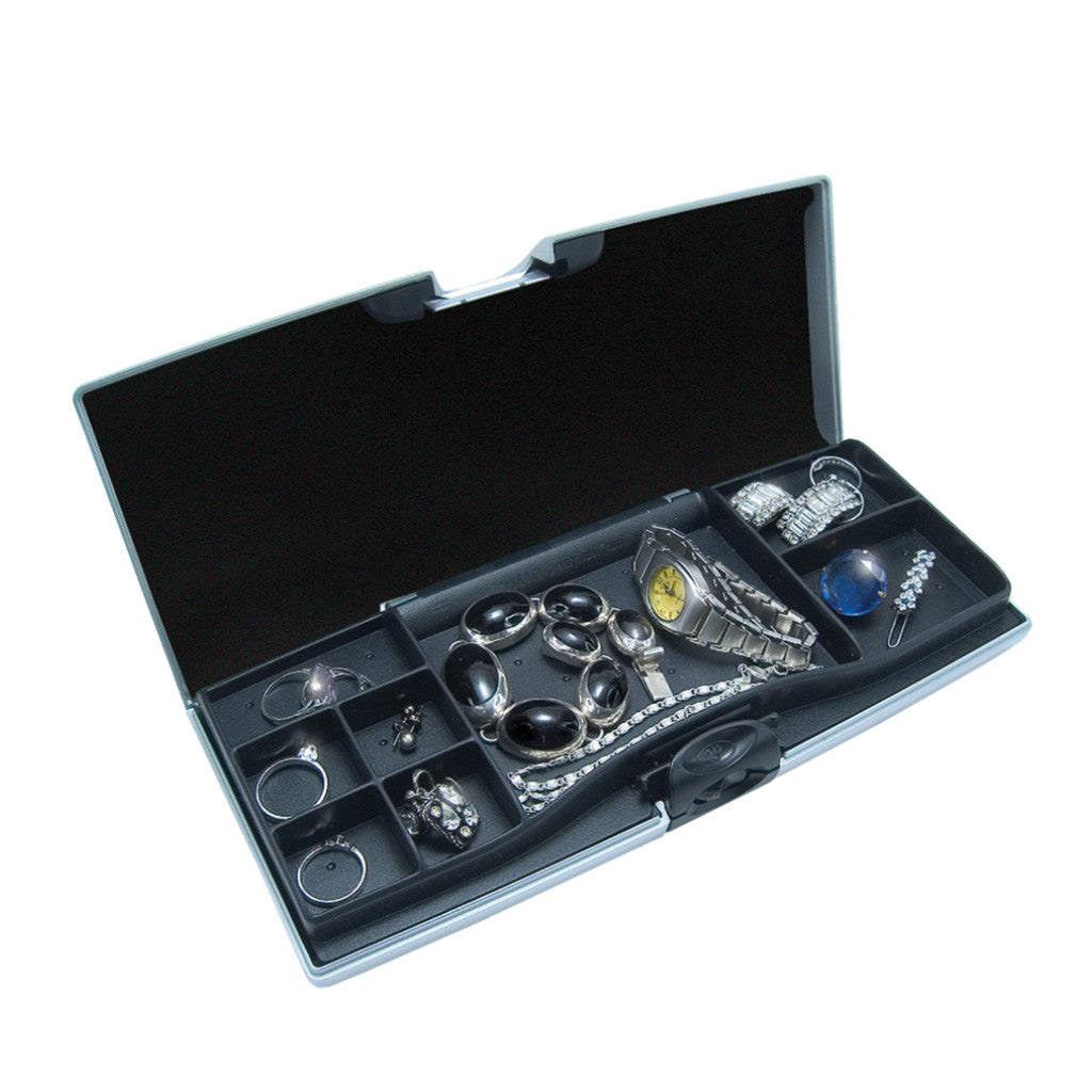 Storus Smart Jewelry Case compartment side for small jewelry
