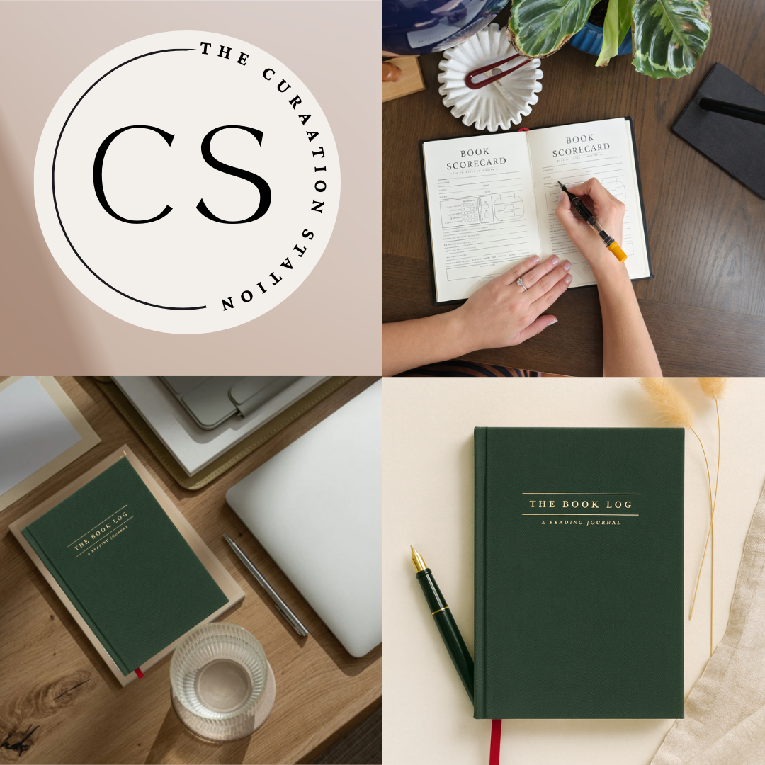 Hardcover Reading Journal – 120 Book Reviews & Bookmark