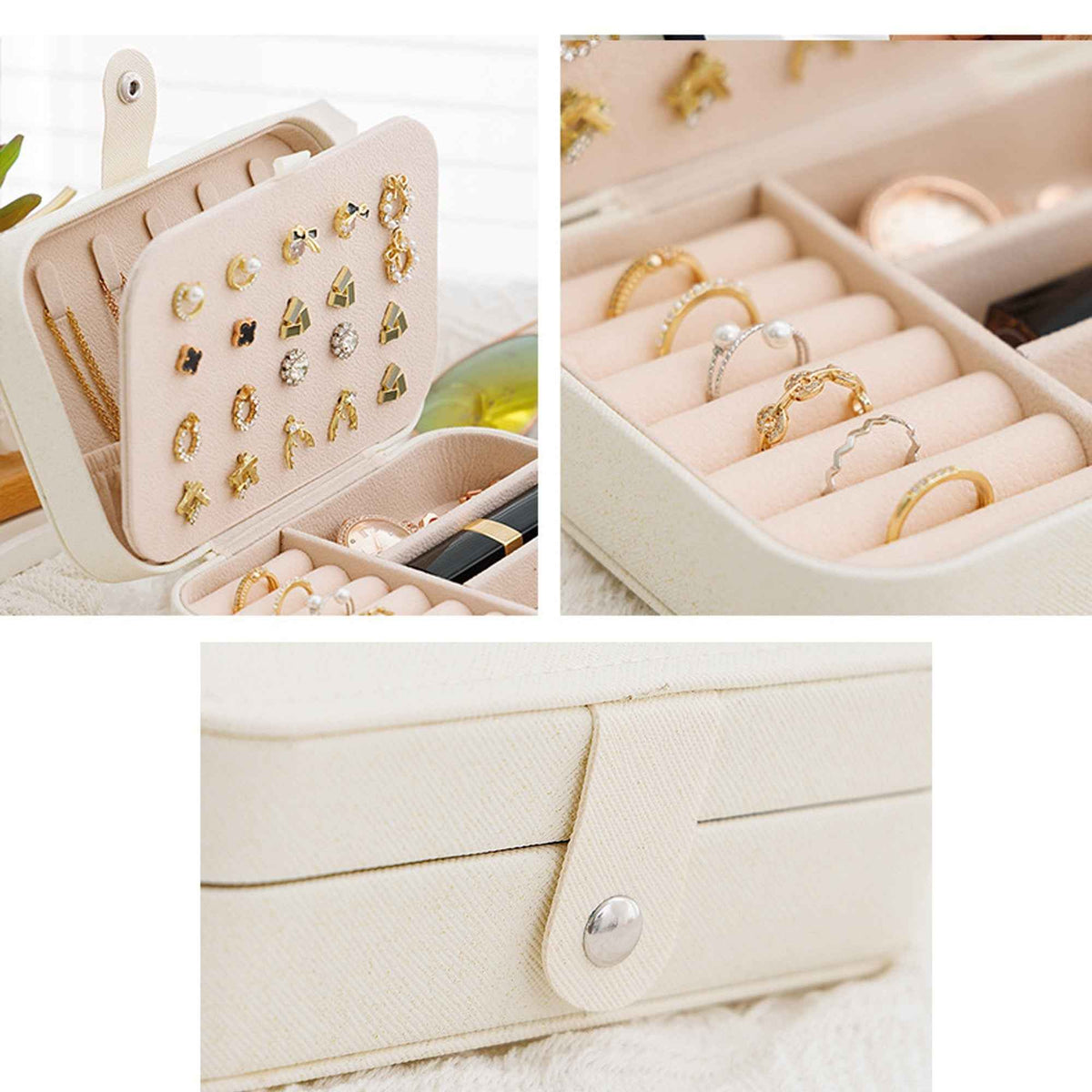 Shaketea portable jewelry storage box for small accessories