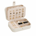 Shaketea portable travel jewelry box and small PU leather organizer
